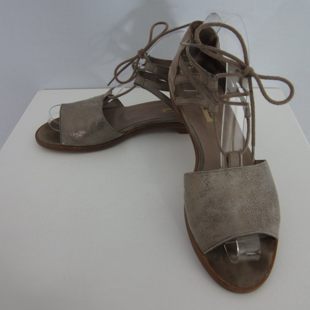 Paul Green Munchen Womens US 7.5 Taupe Beige Brown Sparkle Gladiator Sandals 5 - Picture 11 of 12